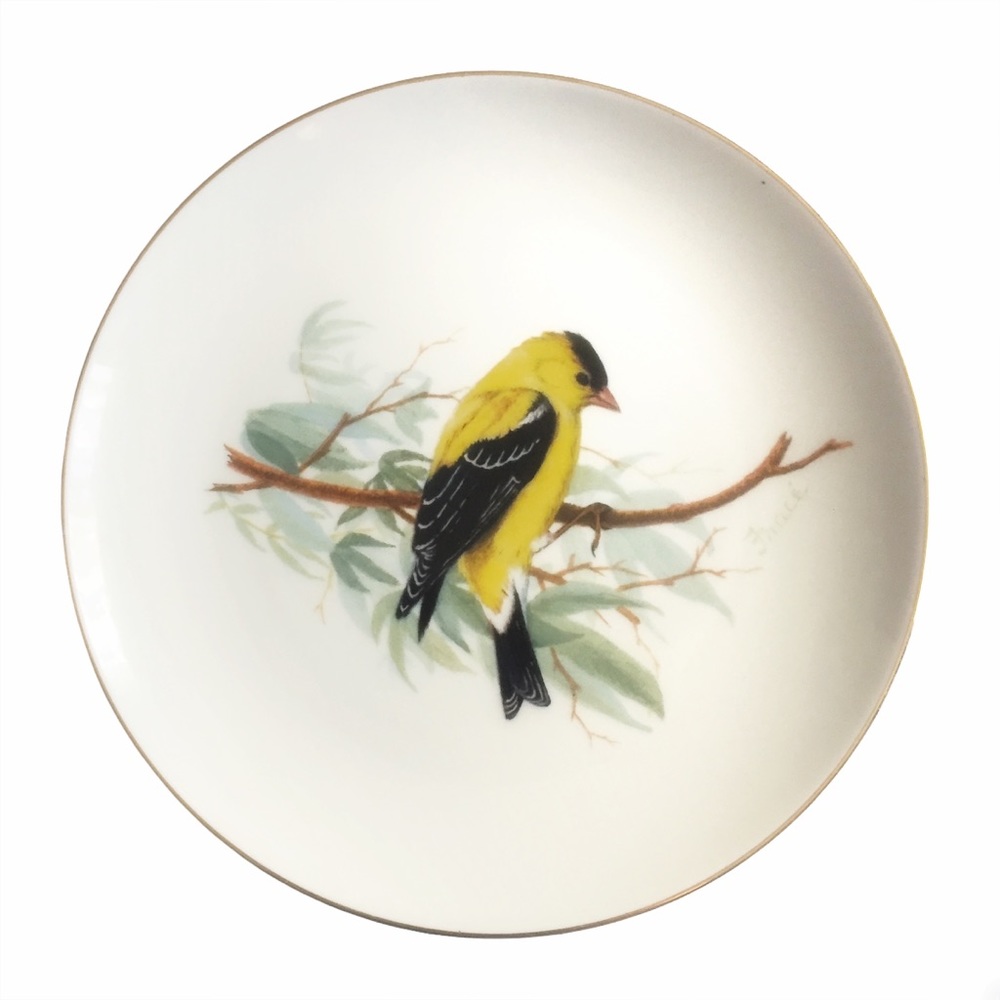 1986 National Wildlife Federation Goldfinch Plate